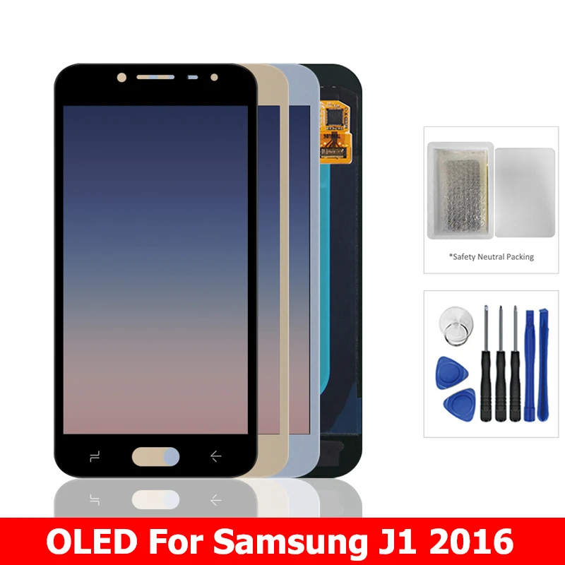 For Samsung Galaxy J2 Pro 18 Oled Lcd Display Touch Screen Digitizer Assembly On Sm J250f J 2 18 250f Sm J250f 100 Test Mobile Phone Lcd Screens Aliexpress