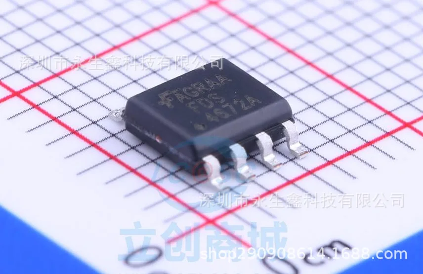 MOSFET FDS4672A 4672A N 11A 40V лапками углублением SOP-8