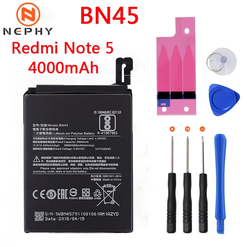 BN45 BN31 BM39 BM49 BM50 Батарея для Xiaomi mi Max 2 5X A1 6 Max2 Hongmi Redmi Note cмартфон 5 5A Pro Note5 mi 6 mi A1 mi 5X инструменты