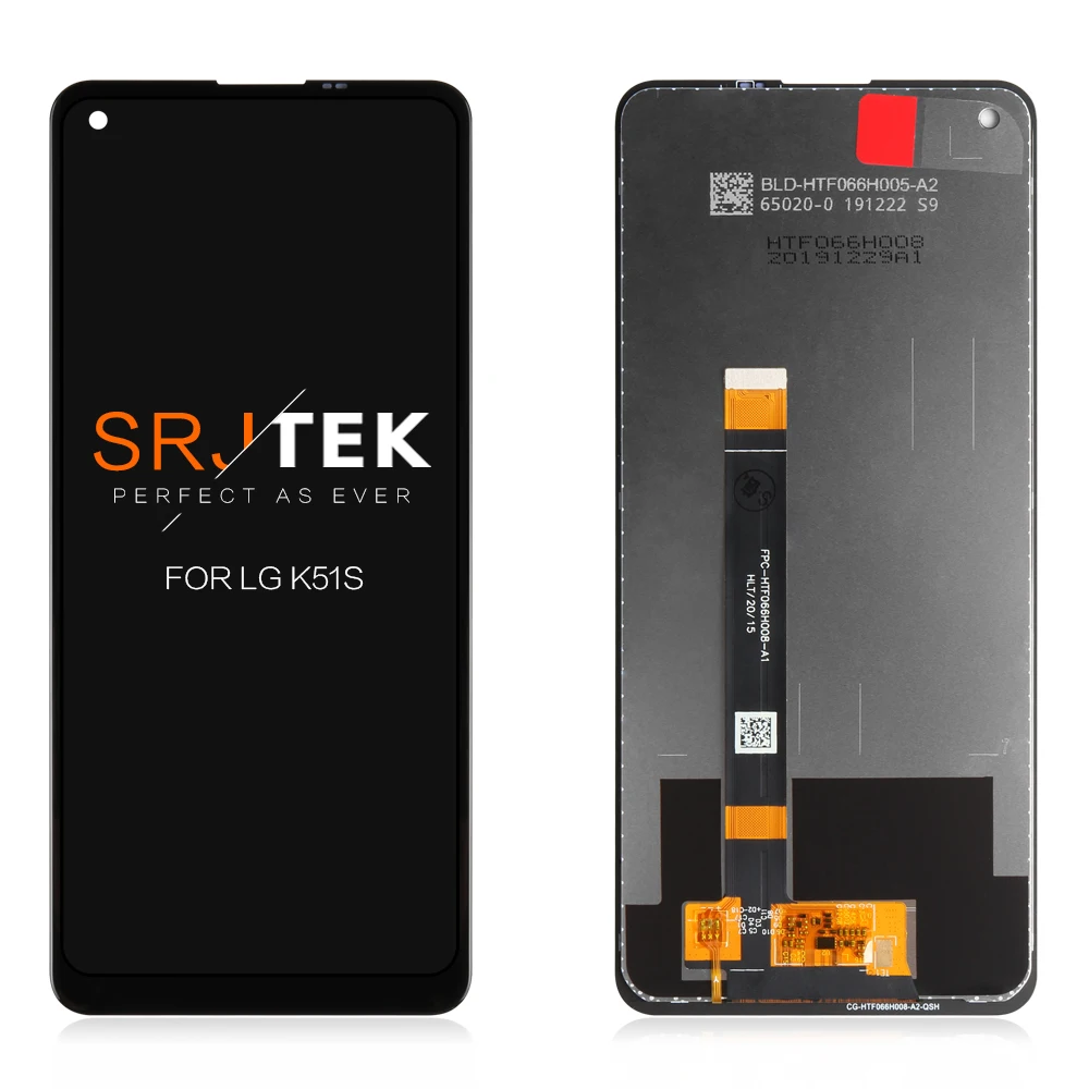 

For LG K51S LCD Display Touch Screen Digitizer Assembly Replacement Accessory For LG K51S 6.55'' Phone Screen IPS LCD with Frame