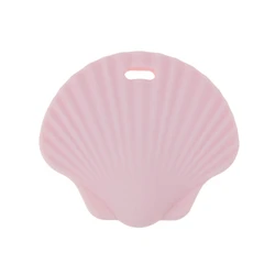 Baby BPA Free Silicone Teether Bead Shell Shape Teething Toy Nursing Chewing Toy