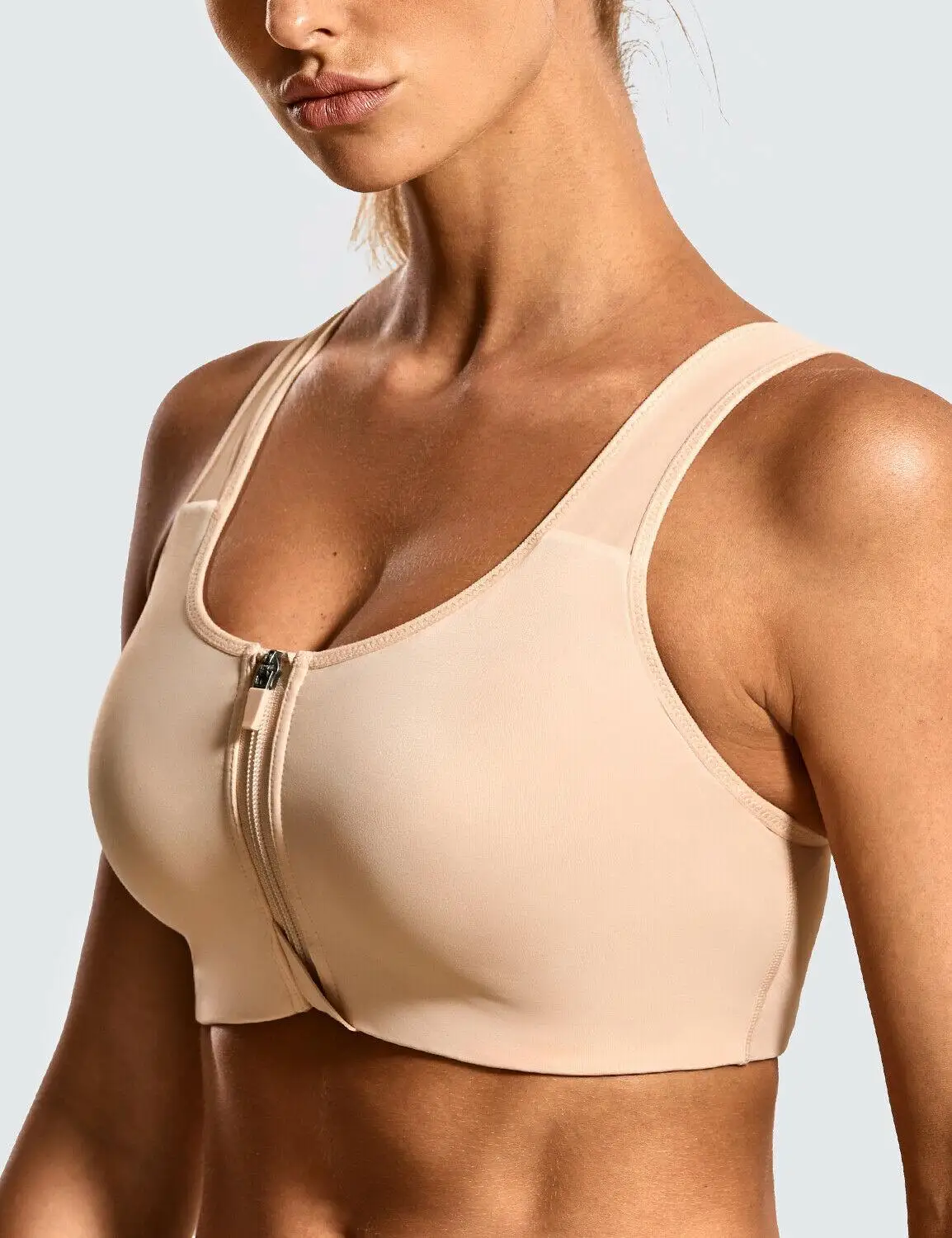 NEW HIGH IMPACT FRONT FASTENING SPORTS SECRET BRA TOP SUPPORT UK 36 CUP B C D DD 