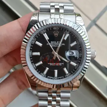 

Hot luxury watch men AAA 36mm 40mm automatic mechanical No battery sweeping Date JUST stainless steel watches 2813 136