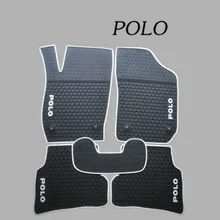 Специальные ковры без запаха водонепроницаемые резиновые коврики для автомобиля для Volkswagen POLO 2009- лет и лет Polo