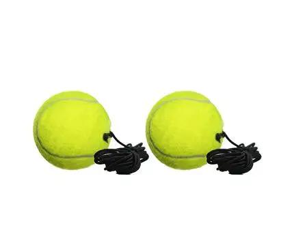 Suzakoo three pcs tennis balls with rope for fixed rebound trainer practice