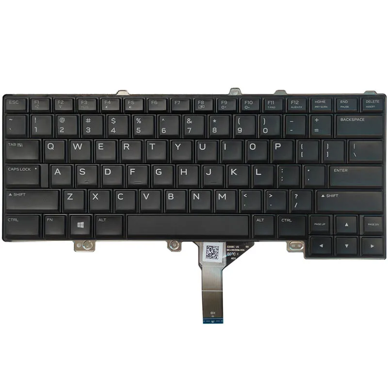 Teclado dos Eua para Dell Teclado do Portátil com Retroiluminado Novo Alienware 13 r3 0d69r2 Pk1326s1c02 15r3 15 r4 - Imagem 2