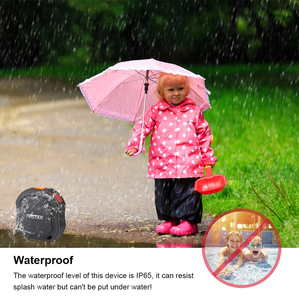 Mini GPS Tracker Personal Tracker Waterproof IP68 LK109 Long Time Standby Real-time Children GSM Free Web APP Tracking TK1000 gps tracker