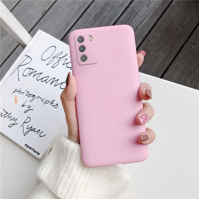 Candy Color Silicone Phone Case For Xiaomi Poco X3 Nfc M3 Pro F2 F3 GT C3 Pocophone F1 Global Matte Soft Tpu Back Fundas Cover