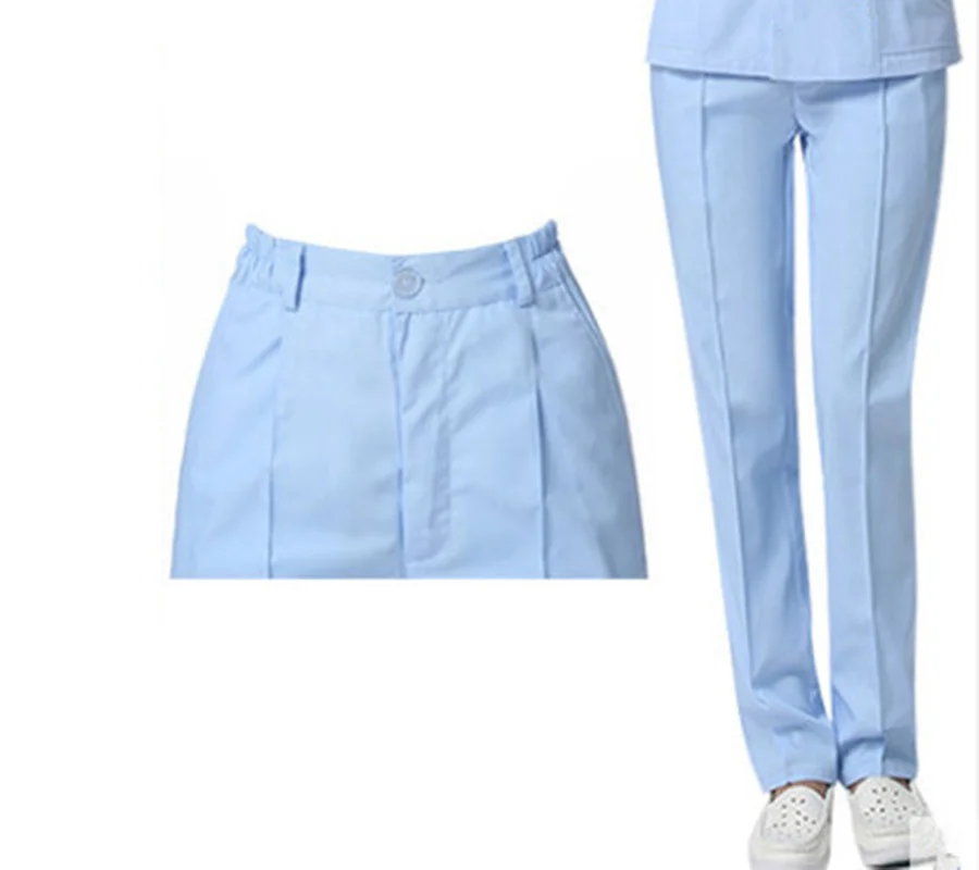 Thin and thick Summer nurse pants Winter nurse trousers Elastic waistband Nurse clothes large size doctor pants