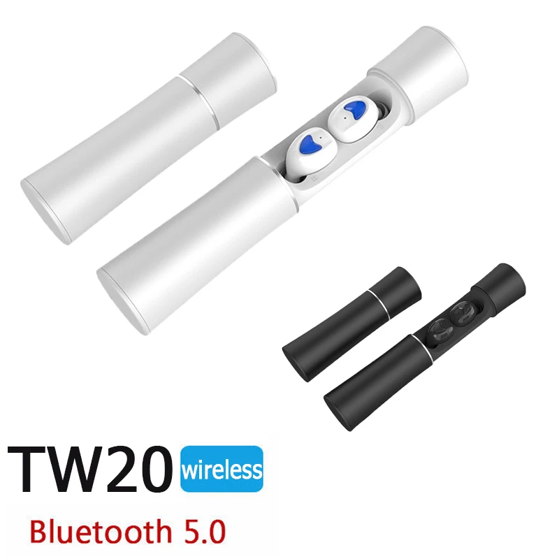 TW20 Mini Bluetooth V5.0 наушники HiFi Звук шум наушники с шумоподавлением с зарядным чехлом для вождения спорта бега ходьбы