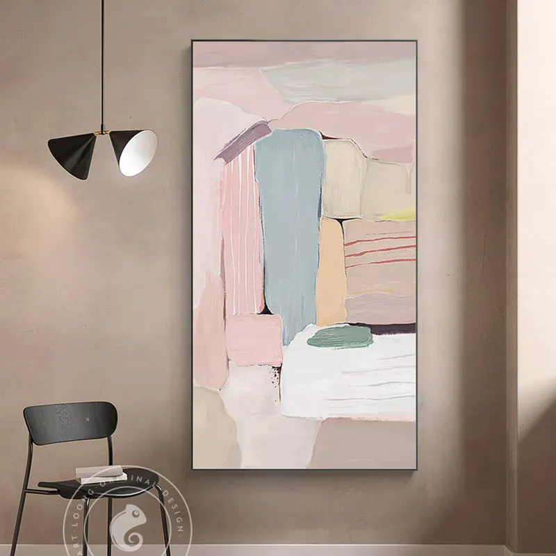 

Pretty Morandi Colors Overlaps Posters and Prints Painting Pictures Wall Art Pictures for Living Room Canvas Painting Home Decor