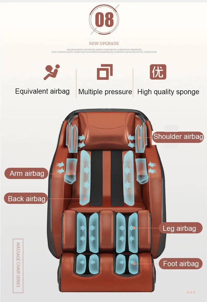Массажное кресло для всего тела с нулевой гравитацией, космическая капсула, Bluetooth, для разминания спины, электрическое отопление, шиацу, массажное кресло-диван