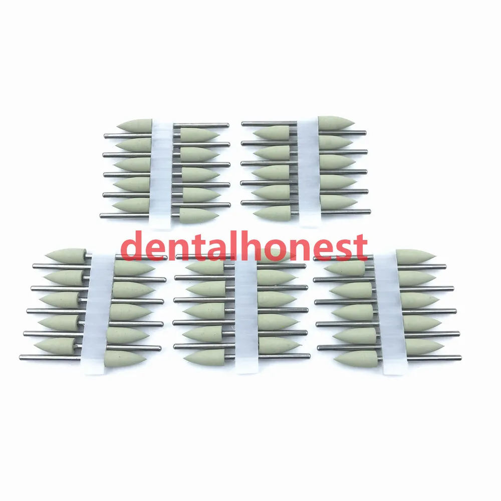 Стоматологические полировальные инструменты из силиконовой резины 2,35 мм для отбеливания зубов - Цвет: 50pcs yellow