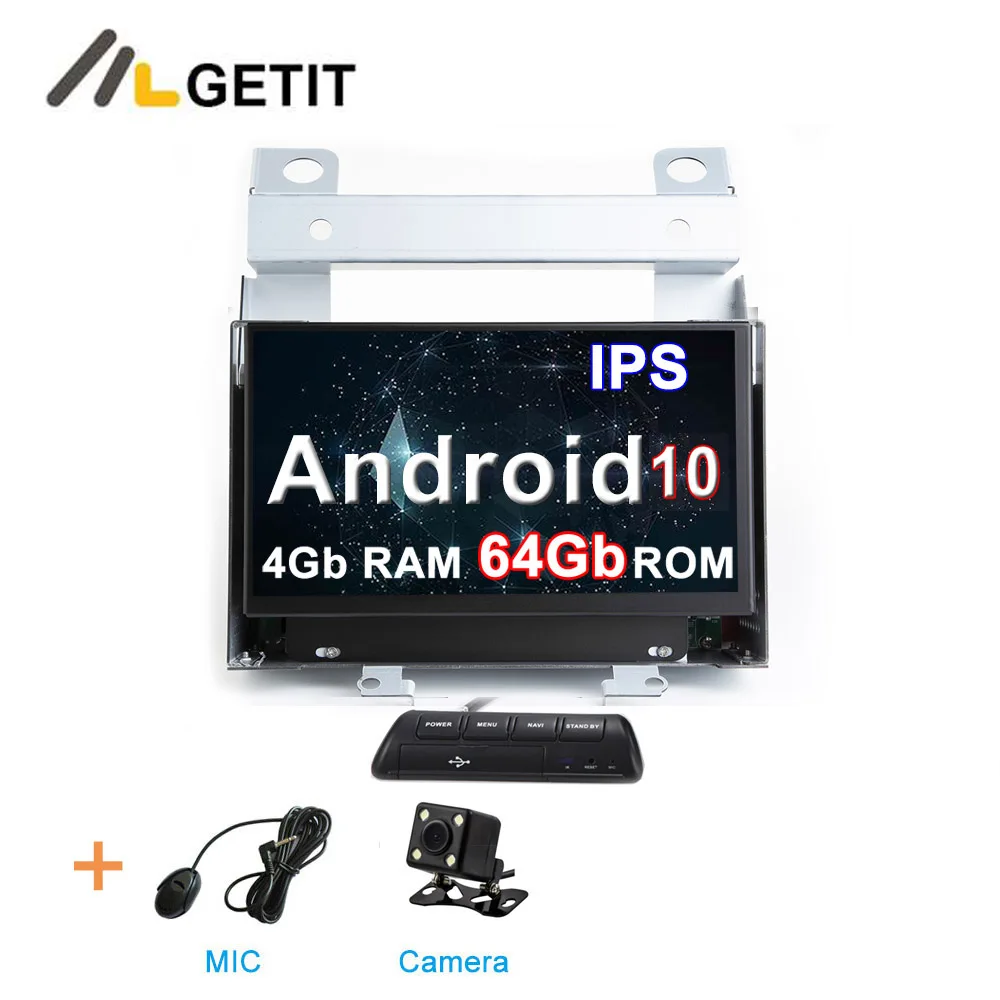 DSP ips Android 10 автомобильный DVD Мультимедиа Радио gps стерео для Land Rover freelander 2 2007-2012 радио gps стерео - Цвет: 4G CAMERA