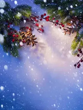 

SHENGYONGBAO Vinyl Custom Photography Prop Christmas day theme Photo Studio Background HUC19046-025