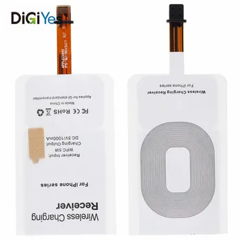 

Universal 5W QI Wireless Charging Receiver Patch Pad Wireless Charger Receiver Sticker fit for iPhone 6 / 6P/ 7/ 7P Series