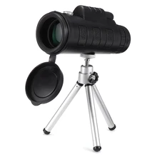 Daleki zasięg teleskopu o wysokiej rozdzielczości 40X60 wojskowy wodoodporny Spyglass do smartfona z uchwytem i akcesoriami do trzymania