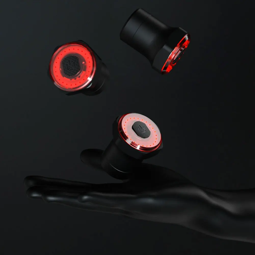 MTB дорожный велосипед USB Перезаряжаемый умный датчик тормозной задний фонарь Bycicle задние фонари