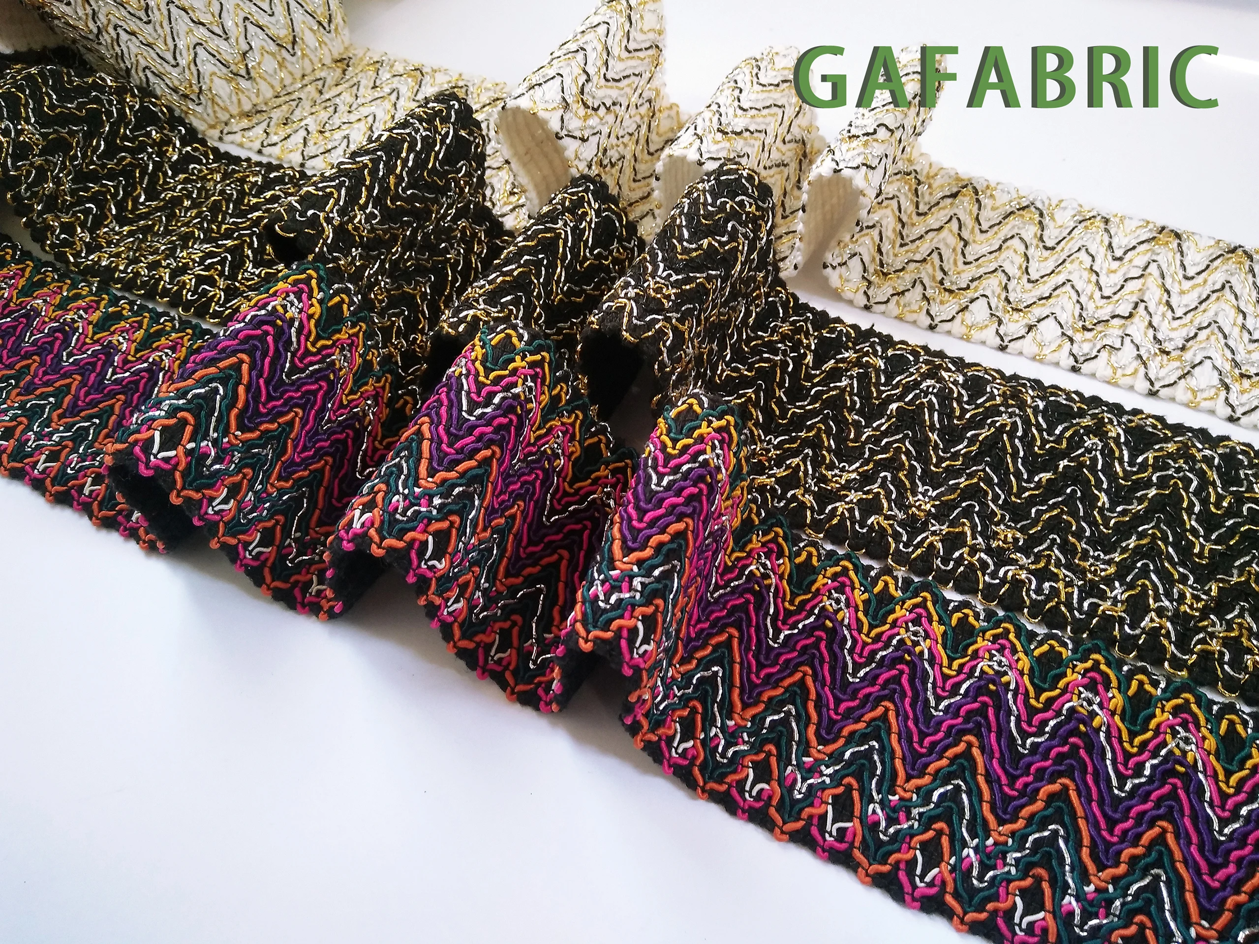 

1yard wide 7cm elastic band customized high density high elastic band gold and silver silk elastic band color woven elastic band