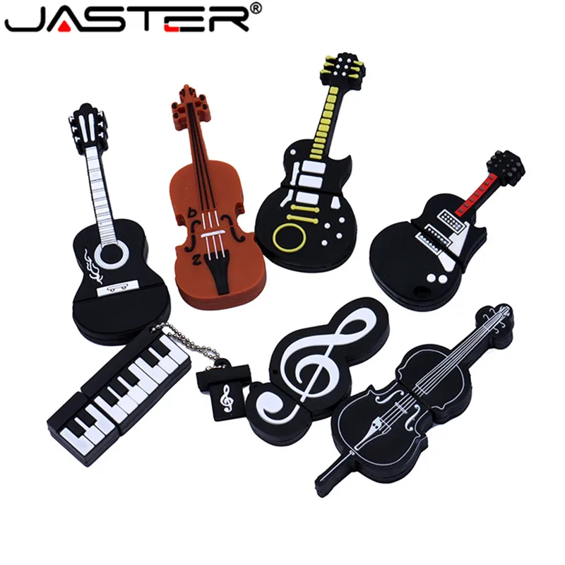 JASTER мультфильм мини музыкальный инструмент серии USB флэш-накопитель 8 ГБ 16 32 64 Гб