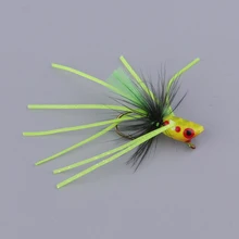 

Popper Flies Fly Hook Trout Bass Bug Popper Fly Floating Fishing Flies