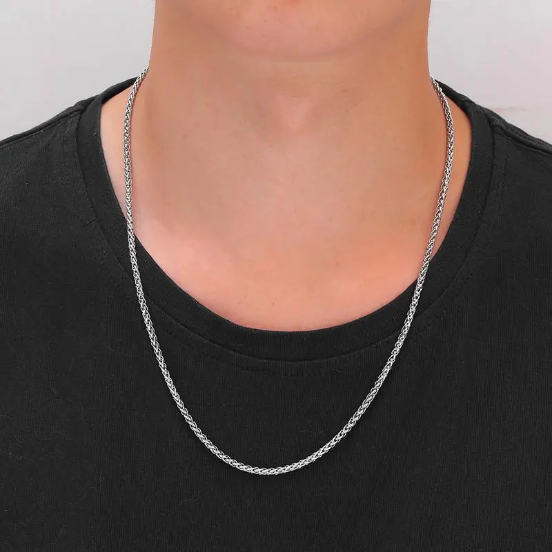 Silver Color Titanium Stainless Steel 