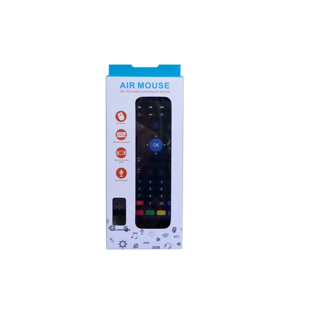 2,4G беспроводной пульт дистанционного управления с клавиатурой для Android tv Box/PC ect MX3 Air mouse
