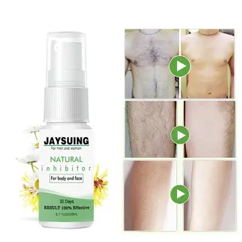 

30g Permanent Hair Inhibitor Painless Hair Removal Smooth Repair Hair Essence Inhibitor Growth Skin Hair Spray Stop Shrink