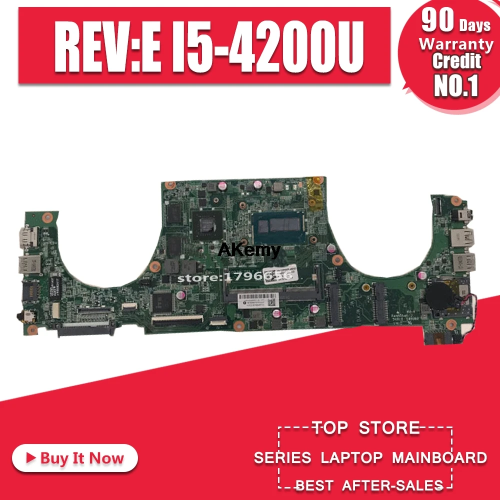 

5470 DAJW8CMB8E1 laptop motherboard For DELL 5470 V5470 5439 motherboard DAJW8CMB8E1 REV:E I5-4200U GT740-2GB DDR3 original