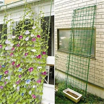

2019 Garden Green Nylon Vegetable Plant Trellis Netting Support Climbing Bean Plant Nets Grow Fence