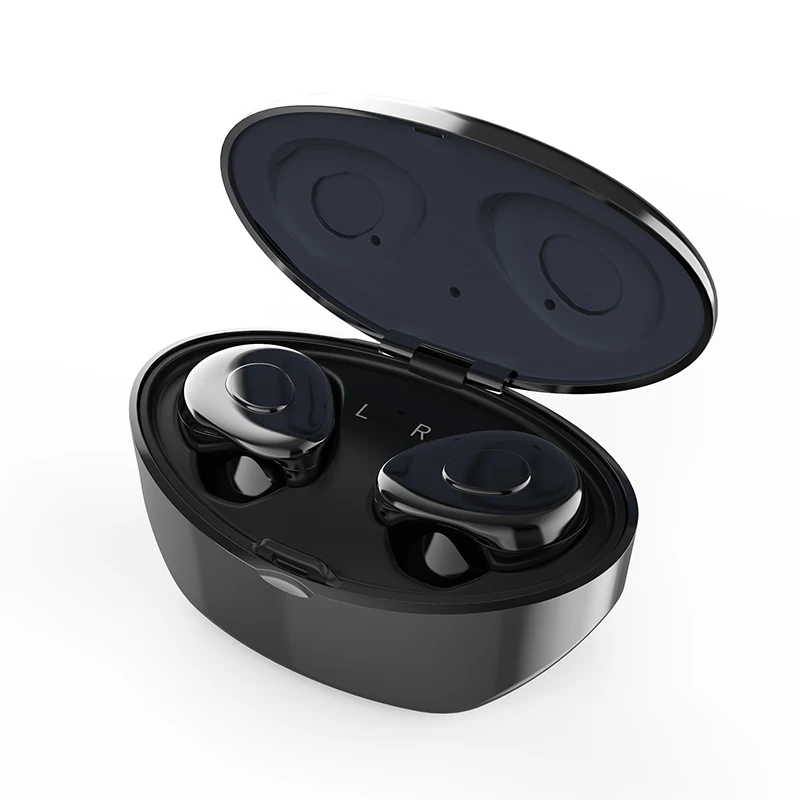LEORY X1 TWS Bluetooth 5,0 Наушники Hi-Fi стерео Авто сопряжение Двусторонняя HD вызов Smart Touch гарнитура с 16H супер зарядная коробка - Цвет: D