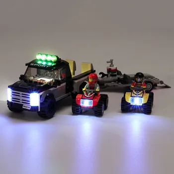 

MODIKER Small Particle Building Block Accessories USB Lighting Kit for Off-road Team 60148 LED Included Only