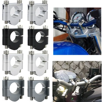 

22mm 7/8" Handlebar Risers Mounting Clamps Aluminum For Suzuki GSX250R GSX 400 650F GSX1000S Katana SFV650 Gladius SV650 SV1000S
