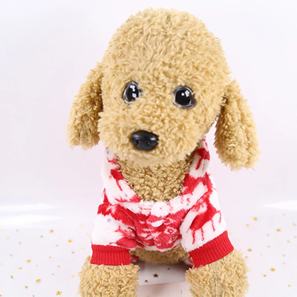 Рождественская Одежда для собак, домашних животных, кошек, собак, рождественских снежинок, зимняя теплая одежда, платье, утепленная одежда, одежда для Йоркских животных, FW3