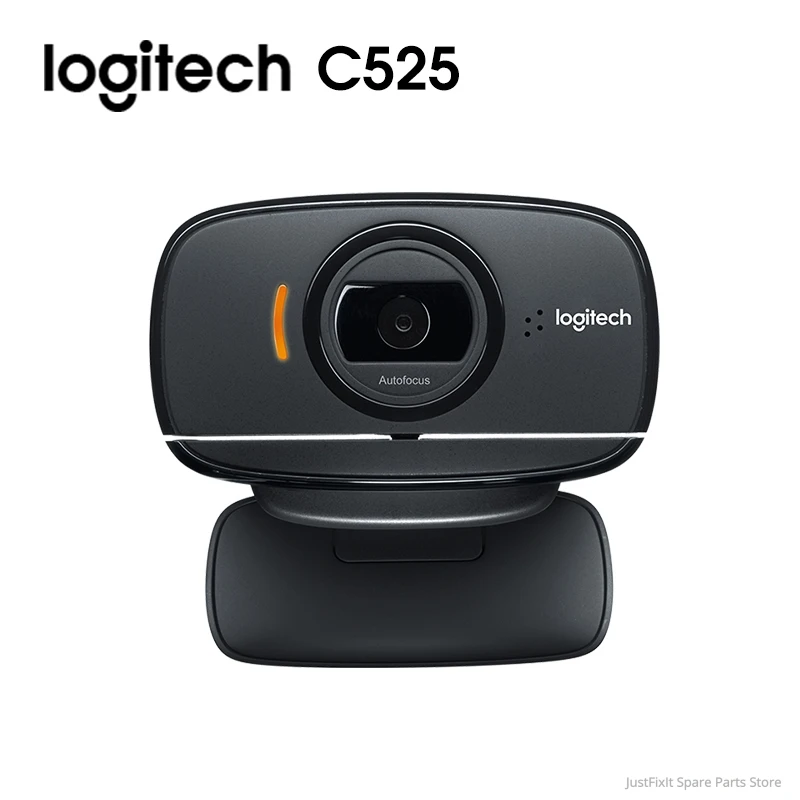 Новая Складная веб-камера Logitech C525 для бизнеса с поворотом на 360 градусов