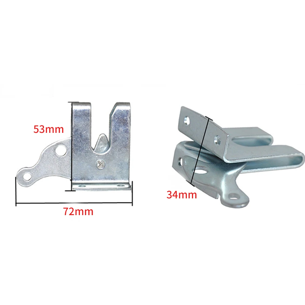 Auto Lock Carbon Steel Door Catch Stopper Cabinet Hardware Home Furniture Kitchen Cupboard Holder Latch Heavy Duty With Screws