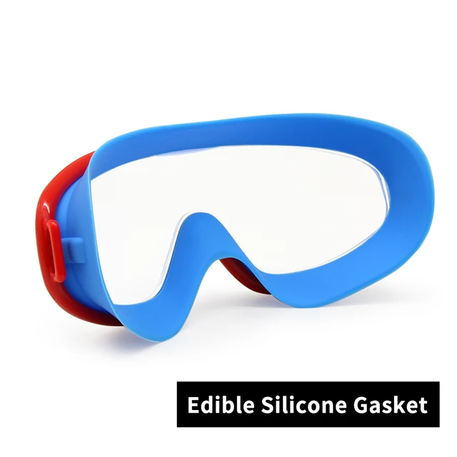 Kids Swim Goggles Children 3-8Y Wide Vision Anti-Fog Anti-UV Snorkeling Diving Mask Ear Plugs Outdoor Sports 3