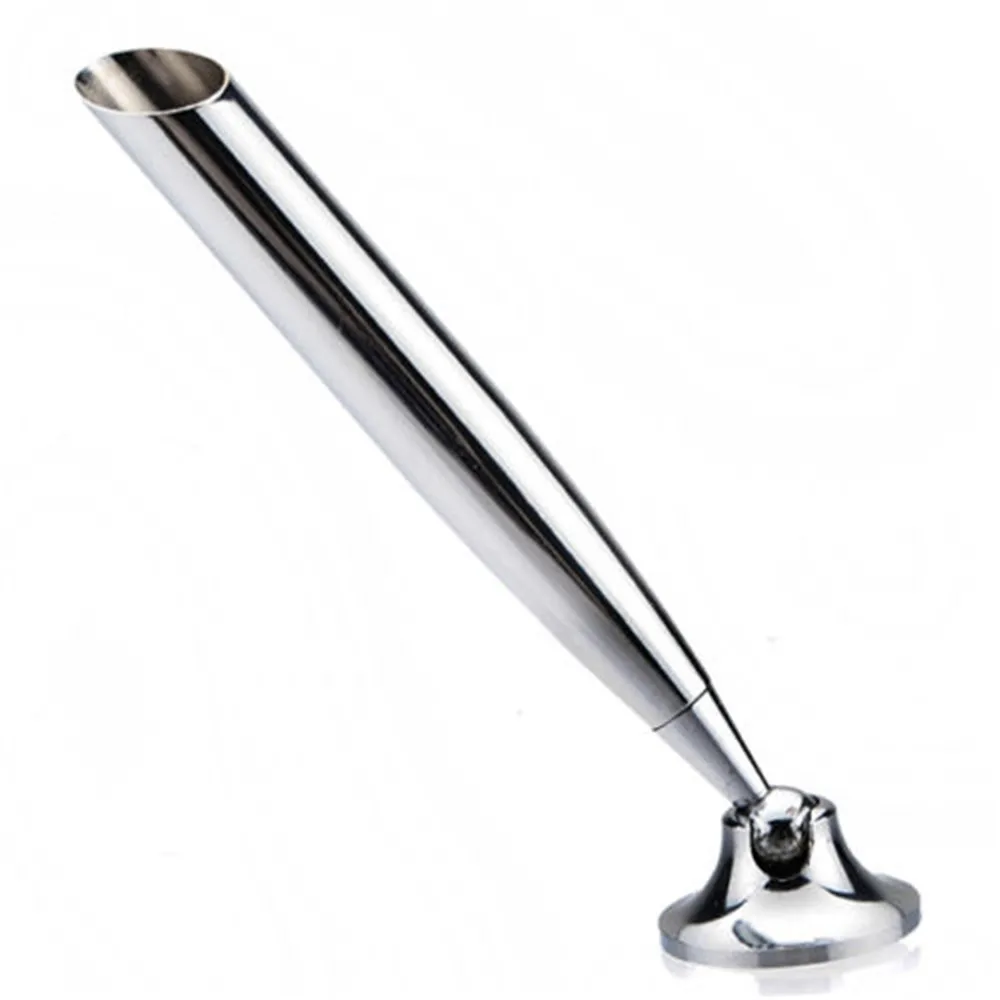 Pen Holder Desktop Metal Ball Point Swivel Stand