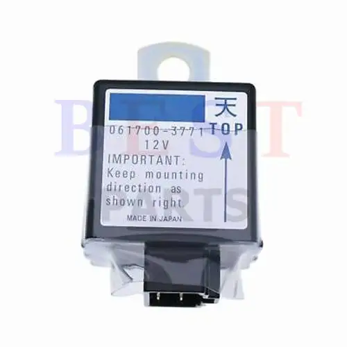12V Starter Timer Relay 061700-2990 0617002990 for Kubota D902 D722 GR2110 M4900 L2900F KH-191