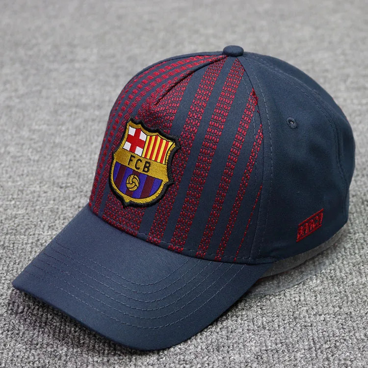 Football Club Soccer Team Logo Embroidered Baseball Cap Adjustable Baseball Cap for Soccer Fans New Season