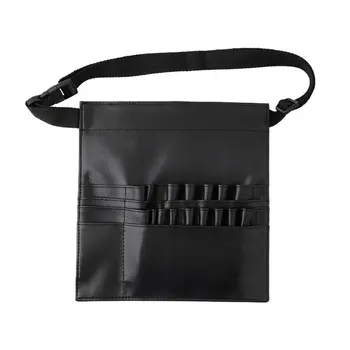 

Makeup artist belt bag PU imitation leather Universal Handmade Multifunctional Makeup Brush Bag Makeup Waist Bag