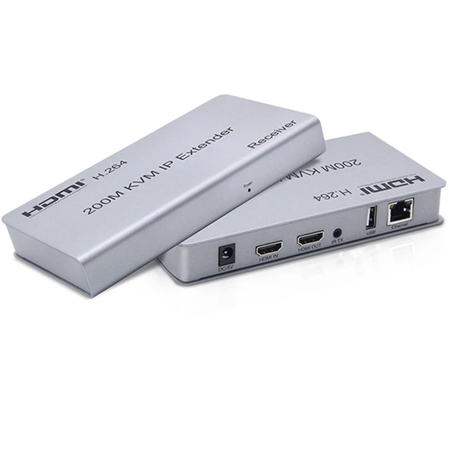 200M KVM HDMI Extender By RJ45 Ethernet Cat5e Cat6 Cable