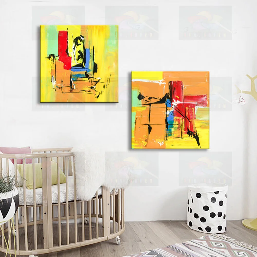 handmade oil painting on canvas modern 100%  Best Art Modern Abstract oil painting original  directly from artis CX2-B (6)
