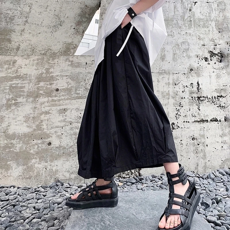Men's Wide-Leg Pants Spring/Summer New Dark Department Yamamoto Style Couples With The Same Casual Loose Oversized Pants