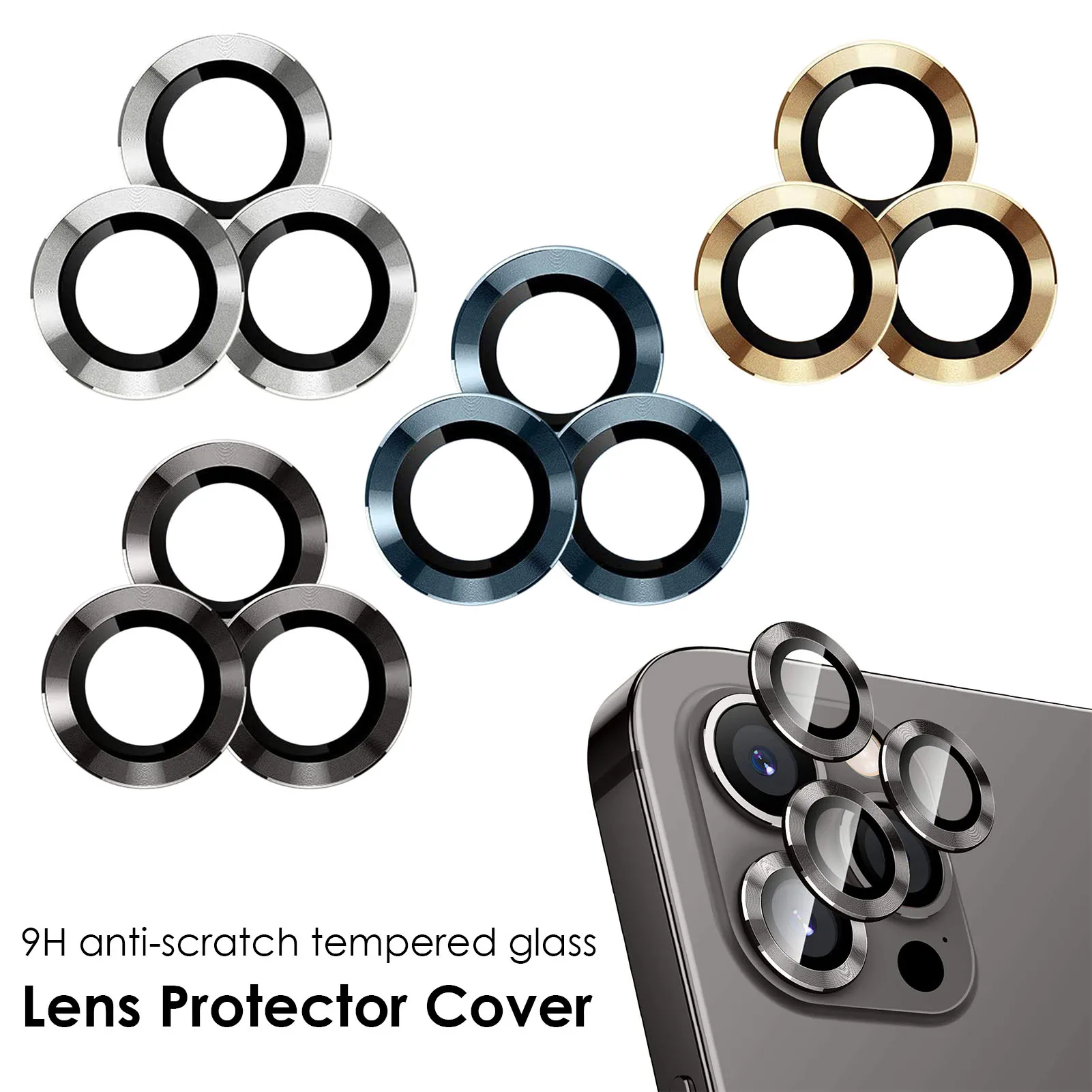 3 Pcs Camera Lens Film Cover For iPhone 12 Pro Camera Glass Protector