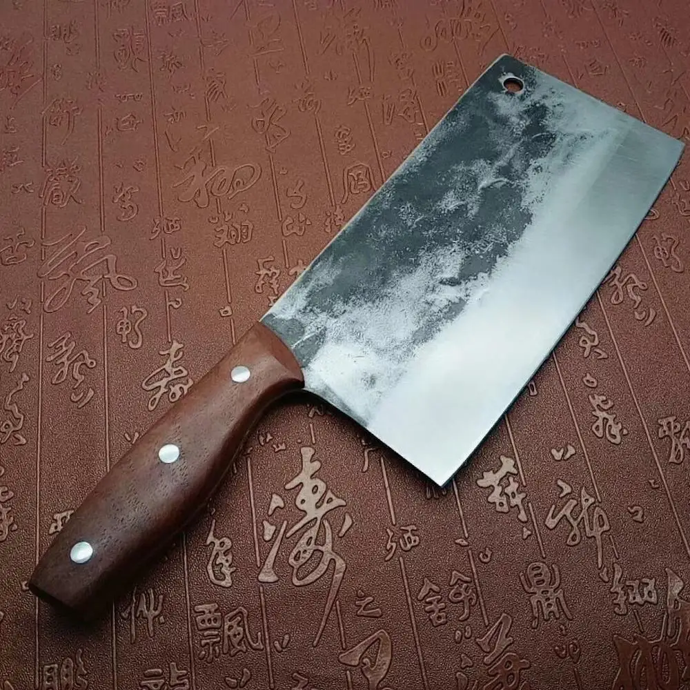 Семья Handmande кованые шелковицы Ножи оболочки Сталь китайский Стиль шеф-повара