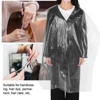

100pcs Disposable Haircut Cape Hair Dyeing Hairdressing Salon Barber Apron Tool