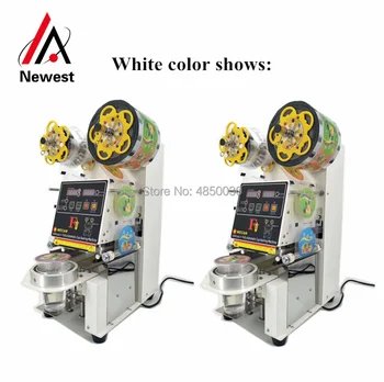 

Electricl Plastic Cup Sealing Machine Automatic Cup Packing Sealer Commercial Bubble Tea Coffee pressure Cup lid Sealer 95/90mm