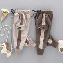 Детские брюки детские разноцветные штаны ni zi ku для мальчиков и девочек с открытым шаговым швом новая стильная детская одежда на весну и осень