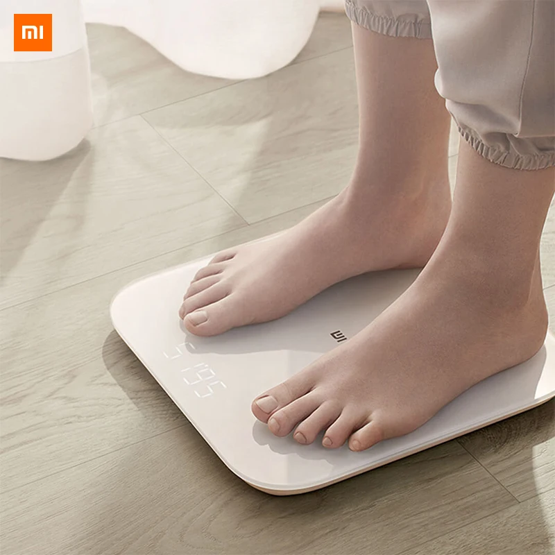

Original Xiaomi Mi Smart Weigh-ing S-C-A-L-E Digital Scale Electronic S-c-a-l-e BMI Weigh-ing Scale Support Bluetooth 5.0